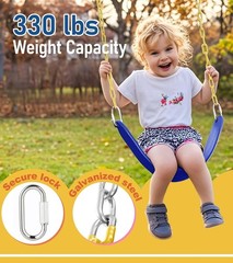 66″ Rust-Resistant Chains with 30″ PPC-Coated Section, Swing Set Accessories