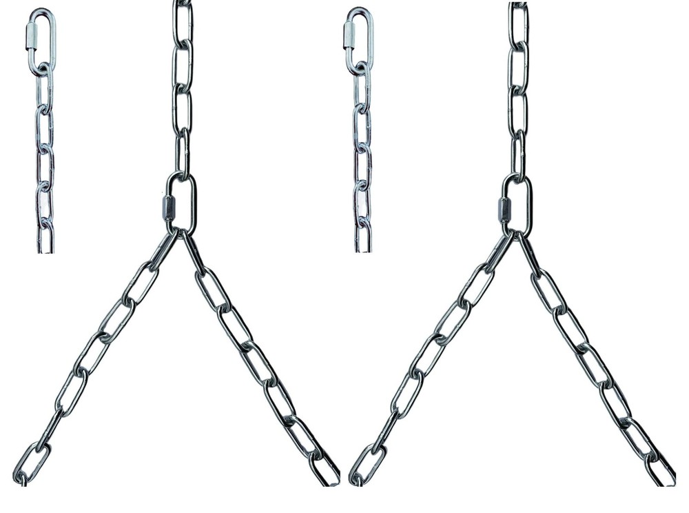 Heavy Duty Porch Swing Chain Kit, Up to 7.25ft Length 1040-Lb Capacity Y-Styl…