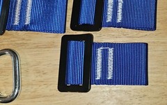 10 Pcs Ninja Warrior Obstacle Square Buckle And 8 Pcs Triangle Connectors New