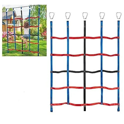 MONT PLEASANT Climbing Cargo Net for Kids Ninja Net Climbing Swingset