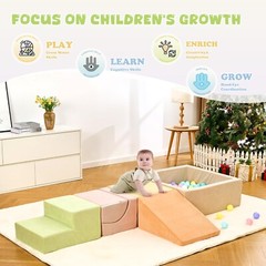 Climbing Toys for Toddlers 1-3 inside, Toddler Climbing Toys Indoor, 5-Piece …