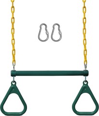 Swing Sets for Backyard, Monkey Bars & Swingset Accessories – Set Includes 18…