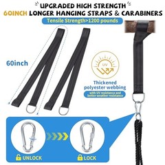 900lbs 40″ Outdoor Tree Swing for Kids Adults | Anti-Sagging Flying Swings for