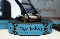 ZenMonkey Slackline Kit with Tree Guards, Fabric Carrying Bag and Instructio…