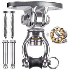 Silent Bearing Swivel Swing Hanger Stainless Steel Swing Hook Ceiling Mount S…