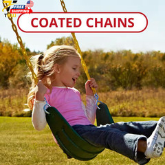Wooden Outdoor Playground Set with Slides Rock Wall Swing Set & Playground Equip