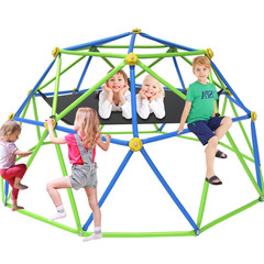 10 FT Dome Climber Jungle Gym for Kids – Outdoor Rust-Resistant Play Equipment,