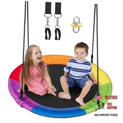 40 Inch Saucer Swing for Kids & Adults, 700LBS Heavy Duty 40IN Multicolor