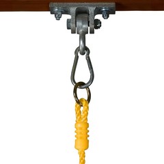 Gorilla Playsets 04-0032-PK High Back Plastic Infant Swing with Yellow T bar & R