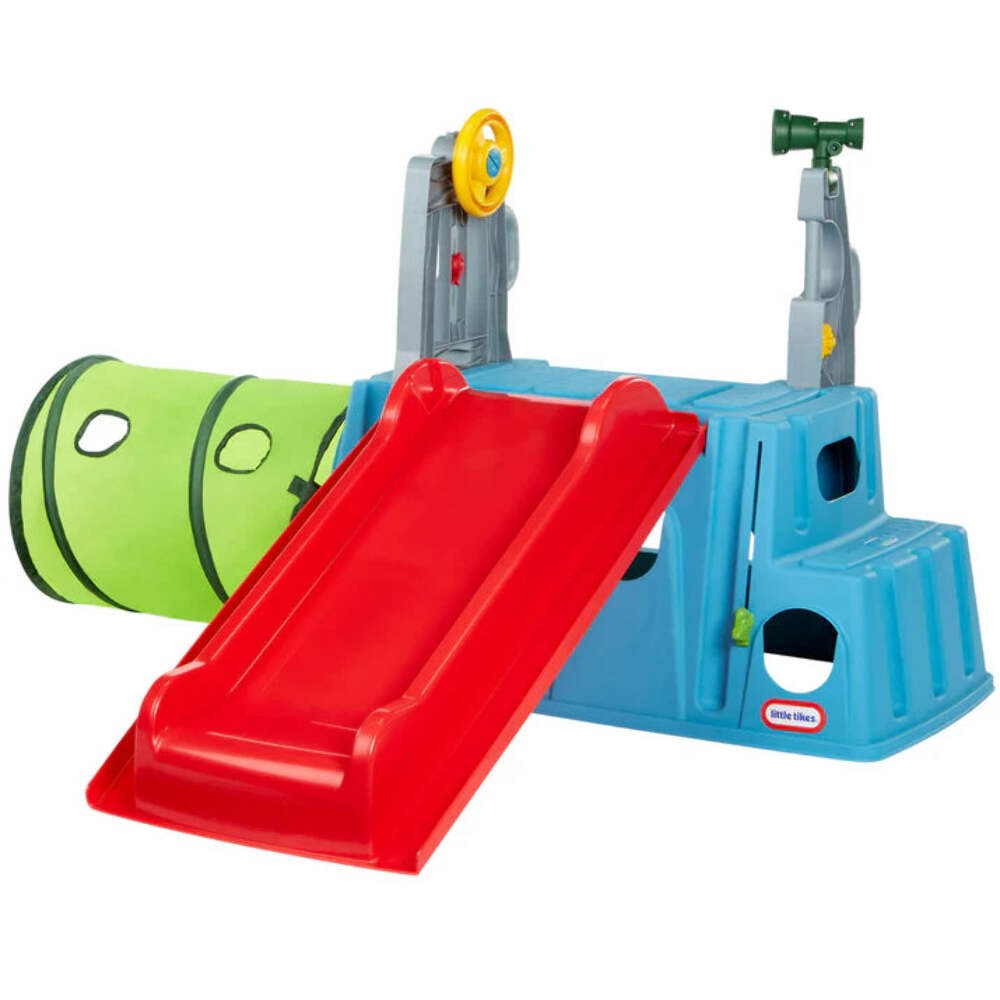 Little Tikes Easy Store Slide & Explore, Indoor Outdoor Climber Playset