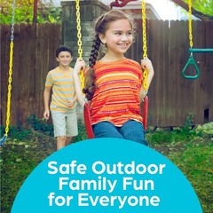 Jungle Gym Kingdom Swing for Outdoor Swing Set – Pack of 1 Swing Seat Replacemen