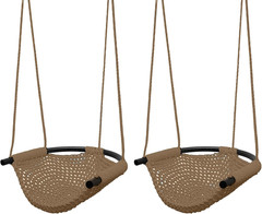 2 Pack Kids Swing Seat, Heavy Duty Rope Play Secure Children Swings Set, Toddler