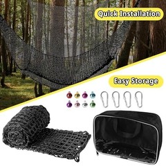 9.8′ x 9.8′ Climbing Cargo Net – Double Layer Playground Safety Net for Kids