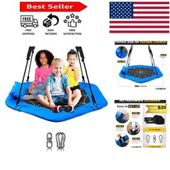 Family-Friendly Saucer Swing – 700 lbs Max Weight – Easy Install Outdoor/Indoor