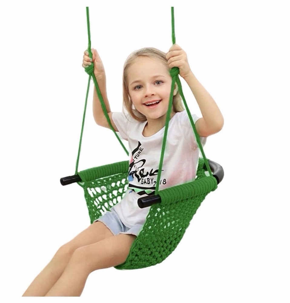 Swing Seat for Kids Heavy Duty Rope Play Secure Children Swing Set,Perfect fo…