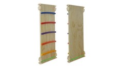 Pikler Triangle Ladder with Ramp & Slide, Foldable Wooden Climber for Toddlers