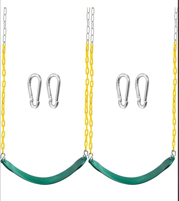 2PCS Heavy Duty Swing Seat with 66″ Chain New in Box
