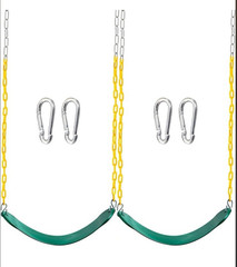 2PCS Heavy Duty Swing Seat with 66″ Chain New in Box
