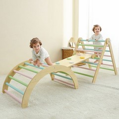 Baby Climbing Toys Wooden Climbing Set Toddlers Toys Indoor For 1-3 Years Old