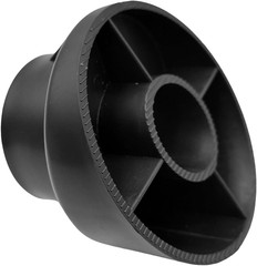 2.36″/60Mm Porch Swing Replacement Feet, Black Horseshoe-Shaped Plastic Leg Caps