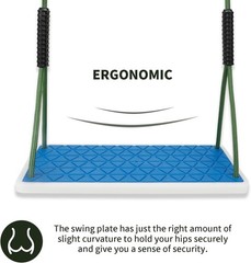 Heavy Duty Swing Seat Non-Slip with Tree Rope Adjustable Swing Set Accessorie…