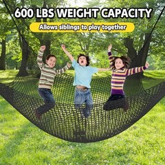 Climbing Net for Kids – 14.8FT x 9.9FT Double Layers Heavy Duty Playground