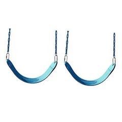 WS 4763 Heavy Duty Swing Seat Set of Outdoor Playground Swings Pack of 2 Blue