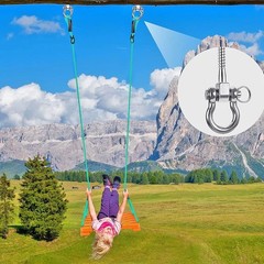 Heavy Duty 180° Swing Hangers, Stainless Steel Eye Screw Bracket, 1800 LB Cap…