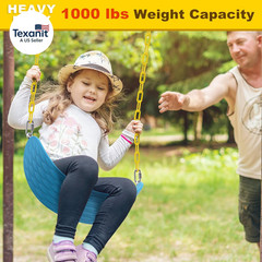2Pcs 40″ Heavy Duty Hanging Chains with Carabiners 1000 Lbs Capacity Swing Chain