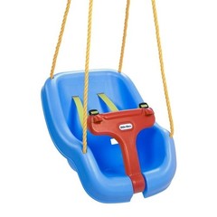 2-In-1 Baby Toddler Swing Adjustable Straps Safety Seat Indoor Outdoor Blue New