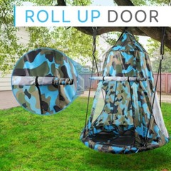 Serenelife Children’s Tree Swing Tent – Indoor/Outdoor-Hanging Rope Swing