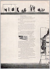 1970 Gym Dandy Vintage Toy Ad Small Children’s Playset Slide Swing Monkey Bars