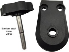 Garden Swing Plastic Fittings for Mainstays Belden Park Version Black