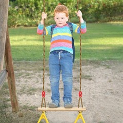Wooden Trapeze Swing Bar, Adjustable Height Swing Set, Gym Rings, Playground …