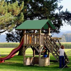 52″x90″ Swing Set Replacement Tarp UV Protection Playground Roof Playset
