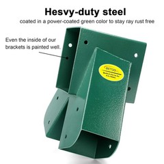 A Frame Swing Set Bracket Green Mounting Hardware Kit Swing Set Accessories