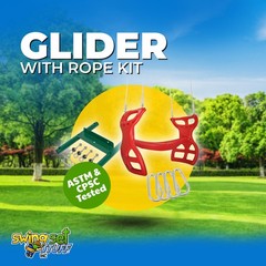 SWING SET STUFF INC. GLIDER WITH ROPE KIT RED toys boy girl outdoor fort 0305