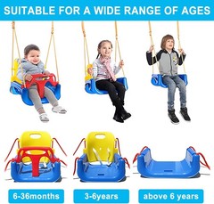 Toddler Swing 3 in 1 Swing Set Backyard Baby Outdoor