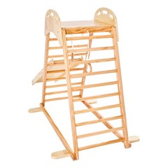 Indoor Playground Jungle Gym 4-in-1 Toddlers Climber Playset for Kids