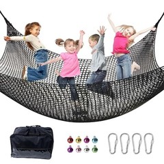 Climbing Net for Kids – 14.8FT x 9.9FT Double Layers Heavy Duty Playground