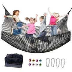 Climbing Net for Kids – 14.8FT x 9.9FT Double Layers Heavy Duty Playground