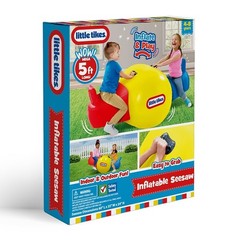 Durable Inflatable Seesaw Toy Two Kids Ages 4-8 Indoor Outdoor Activity New