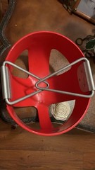 Reznor Flexible EVA High Back Full Bucket Chair Swing Seat, Red