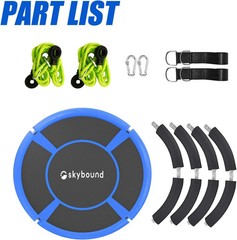 43″ Tree Swing 600LB Weight Capacity with Hanging Carabiners, Waterproof Flying