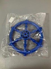 Backyard Discovery Premium Steering Wheel – Blue and Lime – NO HARDWARE