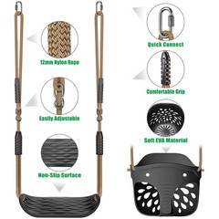 Heavy Duty Swing Seats for Kids & Adults, Highâ€’Back Full Bucket Toddler Swi…