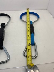 🍉 2 Hanging Ninja Gymnastic Rings Swing Monkey Bars Climbing Ring Jungle Fist