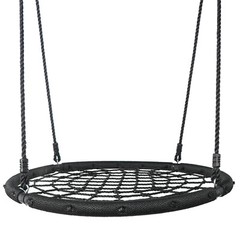 PE Rope Large Size For Parks Playgrounds Backyard 48” Spider Web Tree Net Swing