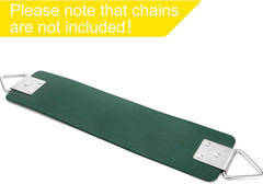 Swing Seat, Replacement Swing with Metal Triangle Ring, Support 250Lb Heavy Duty