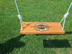 Handmade custom tree swing